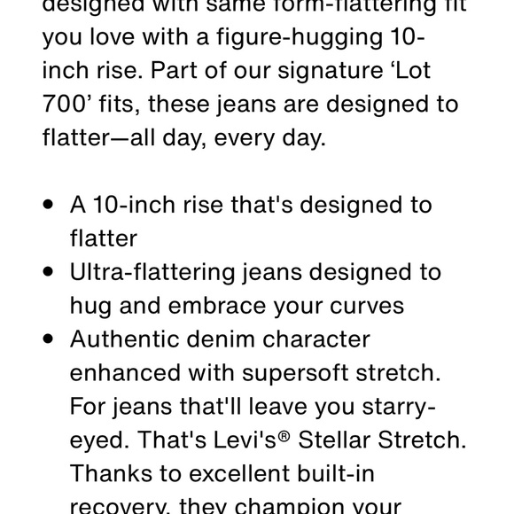 NWT🔖•Levi’s 721 High Rise Jeans, distressed knee size 8 short, 29x30 - Picture 14 of 14